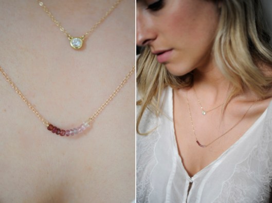 How To: Delicate Necklace — Cupcakes and Cashmere